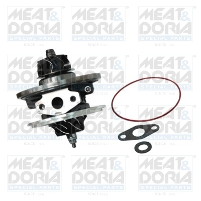 Core assembly, turbocharger